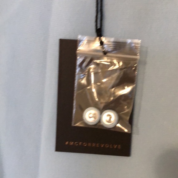 Michael Costello x REVOLVE Lexa mini one shoulder Dress in Light Blue - Picture 11 of 13